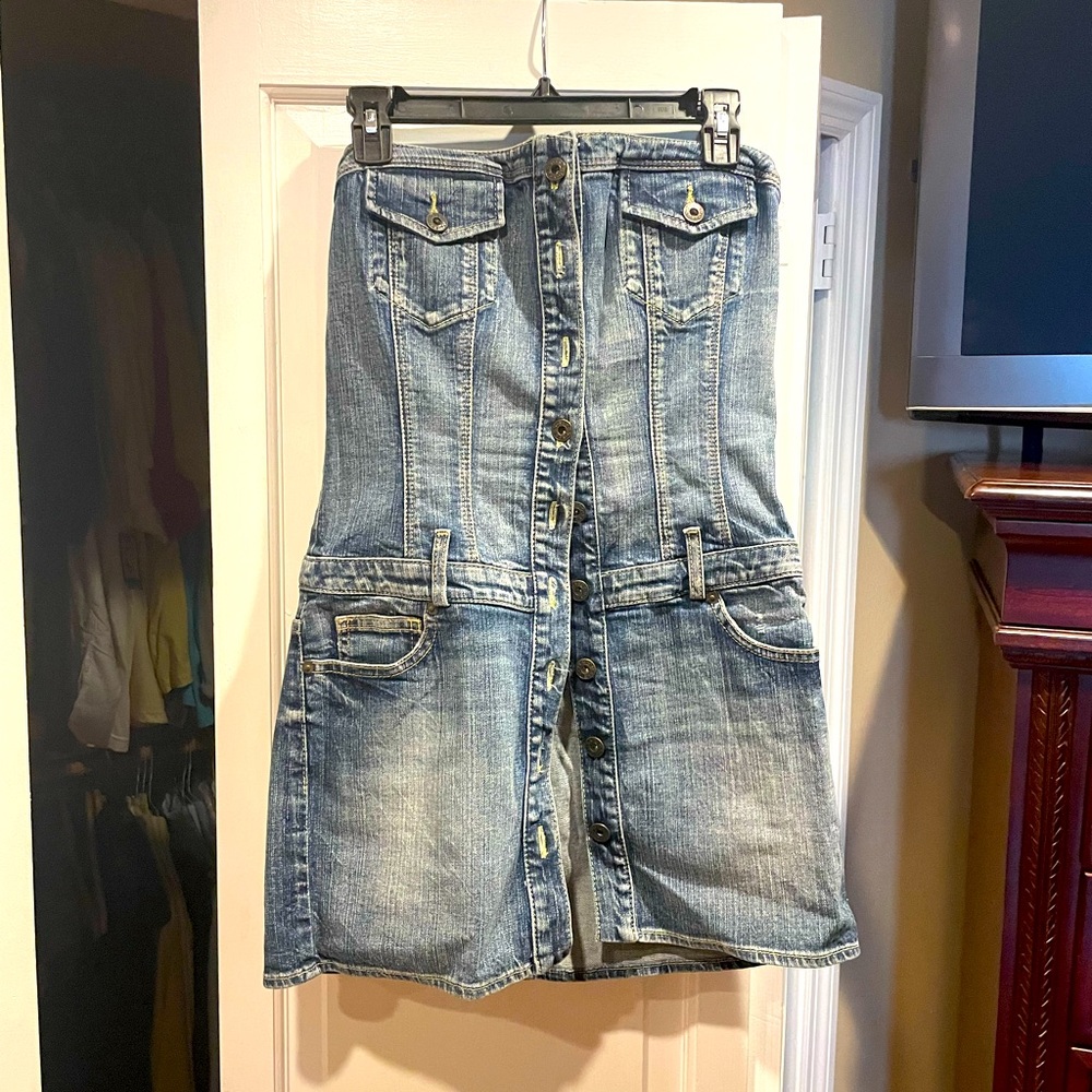 Guess jeans dress, mini, super cute